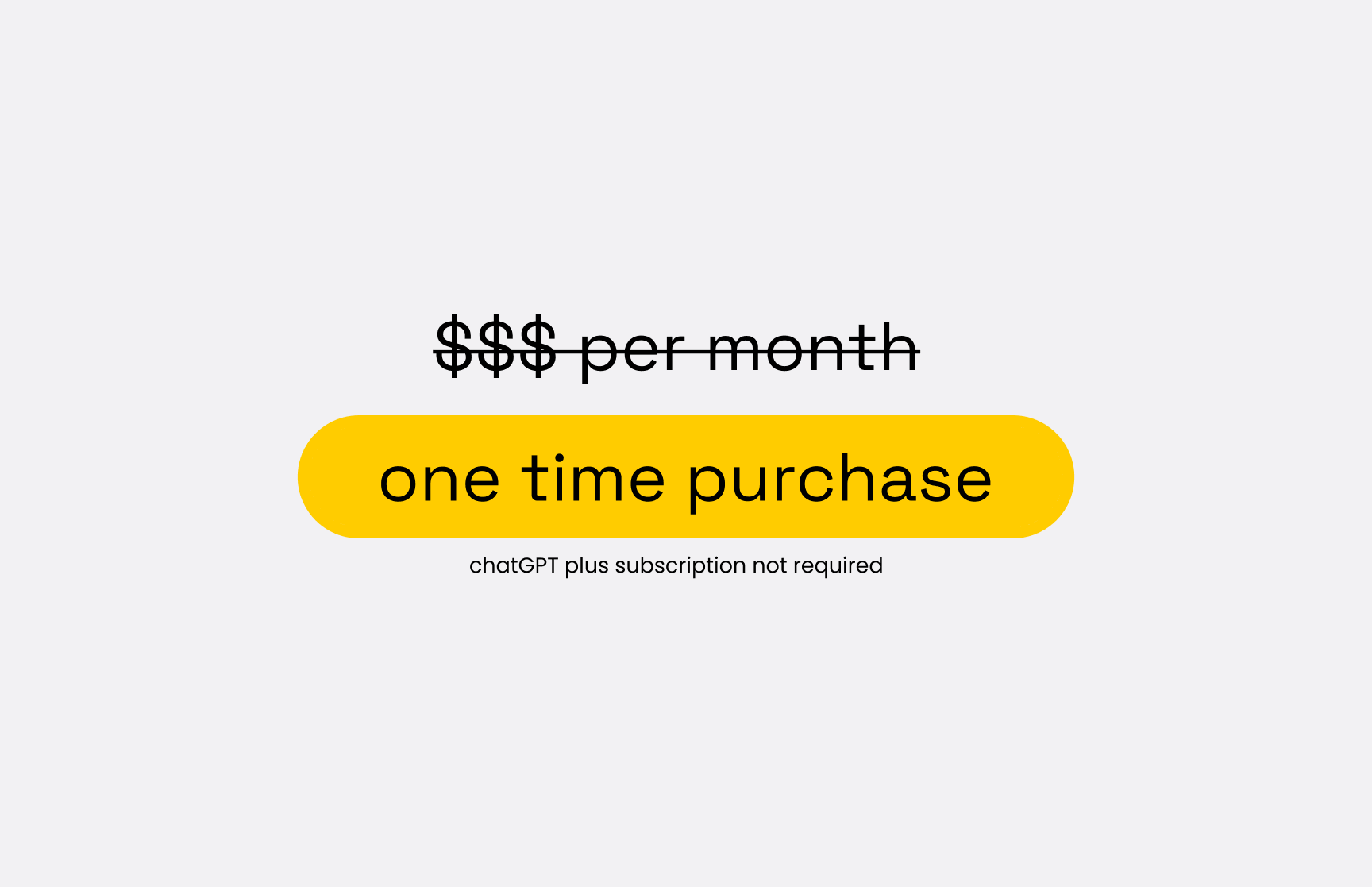 One-Time Purchase